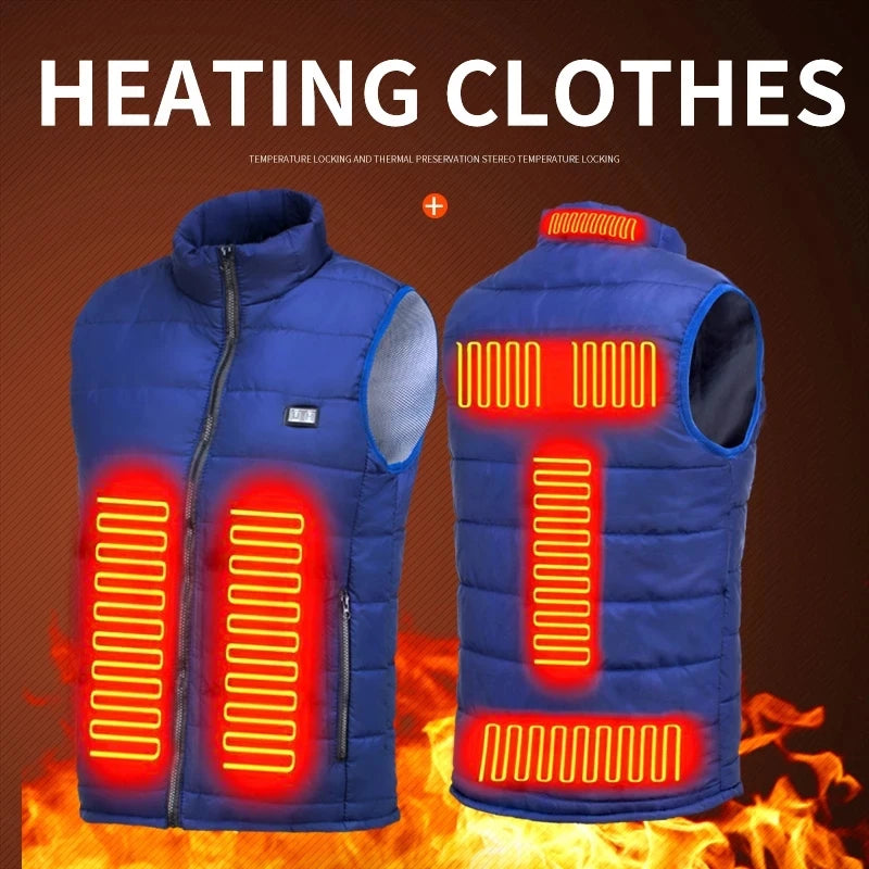 FitByChris – Gilet Chauffant Sport unisexe 9 Zones | Automne & Hiver